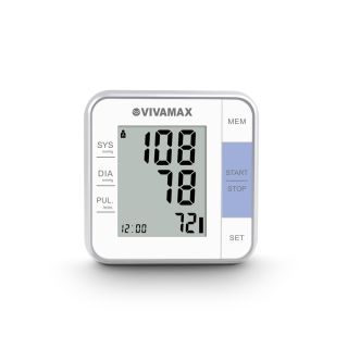 Vivamax V20 2 x 120 memória, 13.5-19.5 cm mandzsetta fehér-kék csuklós vérnyomásmérő