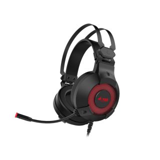 Dyras GS-HP2017BR USB, 20 Hz - 20 kHz, 32 Ohm Fekete gamer fejhallgató szoftverrel