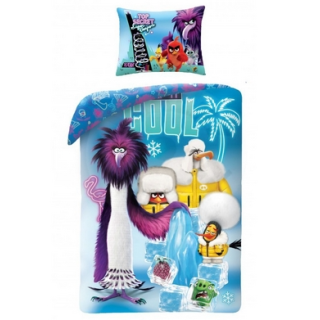 Halantex Single Duvet, Angry Birds Cool, 140x200, 70x90 cm, Pamut, Egyszemélyes Paplan