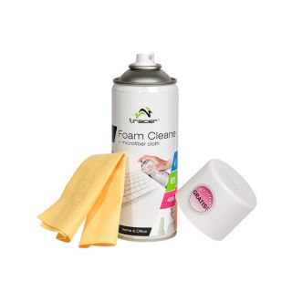 Tracer 400 ml tisztító hab + Microfiber kendő
