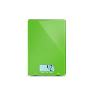 LaFe WKS001, LCD kijelző, max. 5kg, Digitális, Üveg, Zöld, Konyhai mérleg