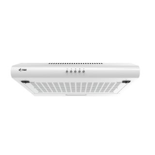 Dyras HOD-515WH, 198 m3/h, LED világítás, 3 sebességfokozat, Kombinált üzem, Fehér, Konyhai szagelszívó