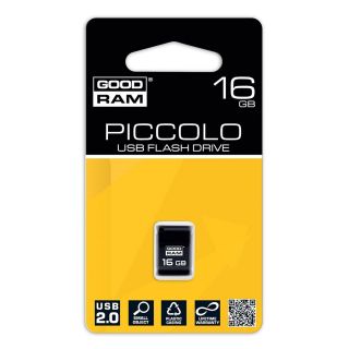 GOODRAM Piccolo 16GB USB 2.0 fekete pendrive