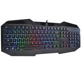 Rebeltec PATROL USB fekete vezetékes angol gamer billentyűzet