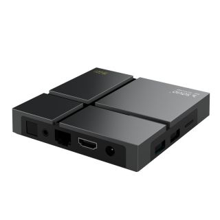 Elmak Savio TB-G01 Smart TV Box Gold HDMI v 2.1, 4K, Dual WiFi, USB 3.0 fekete médialejátszó