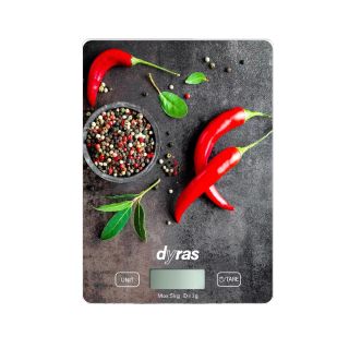 Dyras KSCL-1032P, Max. 5 kg, Digitális, Mintás konyhai mérleg