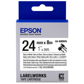 Epson LK-6WBVS címkéző szalag Fehéren fekete