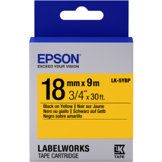 Epson LK-5YBP címkéző szalag Sárgán fekete