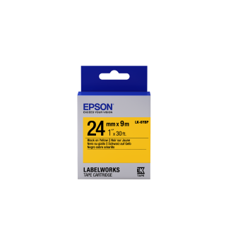Epson LK-6YBP címkéző szalag Sárgán fekete