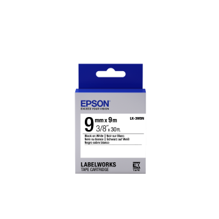 Epson LK-3WBN címkéző szalag Fehéren fekete