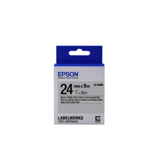 Epson LK-6SBE címkéző szalag Ezüstös fekete