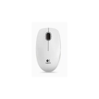 Logitech B100 OEM vezetékes USB fehér optikai egér