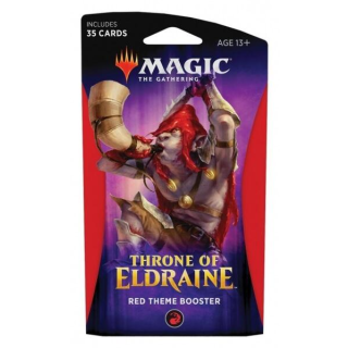 Magic: The Gathering Throne of Eldraine Theme Booster, Piros, Játékkártya