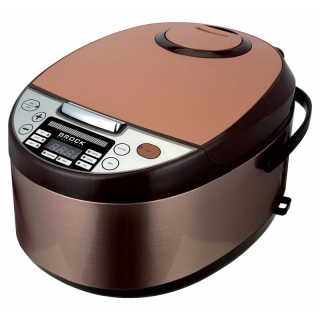 Brock MC 1110, 900 W, 5 liter, 11 főzőprogram, Alumínium belső, Bronz, Elektromos főzőedény