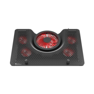 GENESIS Oxid 550 laptop hűtőpad 43,9 cm (17.3") 2800 RPM Fekete