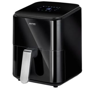 MPM MFR-11 1400 W, 4.5 l, LED Fekete-Inox forrólevegős sütő 