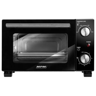 MPM MPE-13, 800W, 10L, 90-230°C, Fekete elektromos mini sütő