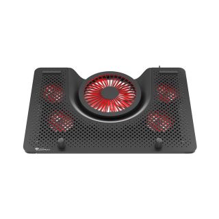 Natec Genesis Oxid 550 15.6-17.3 5 hűtő, LED világítás, 1 USB, fekete notebook hűtőpad