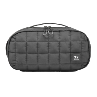 Hori Puff Pouch, Nintendo Switch 2, Official license, Puha, Szürke, Konzol védőtok