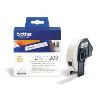 Brother DK-11203 (300 db/tekercs) előválogatott öntapadós címke