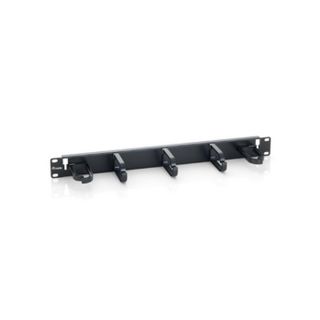 Equip 327311 1U(19") fekete rack kiegészítő kábel terelő panel