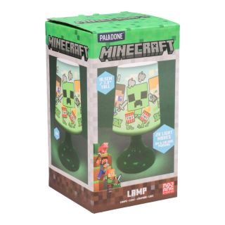 Paladone Lamp, Minecraft, Official, Színváltó, Elemes, Éjszakai fény