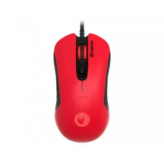 Nacon GM-110, 2400 DPI, Háttérvilágítás, 8 gomb, USB, Gaming, Optikai, Piros, Vezetékes egér