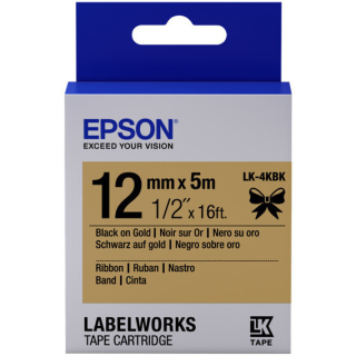 Epson LK-4KBK címkéző szalag Aranyló fekete