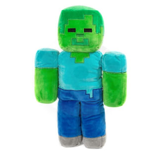 Plush, Minecraft - Zombie, 50 cm, Zöld, Plüssfigura