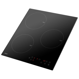 MPM 45-IM-14, 6000 W, 9 Teljesítményszint, 3 Zónás, Időzítő, Teljesen Beépíthető, Fekete indukciós főzőlap