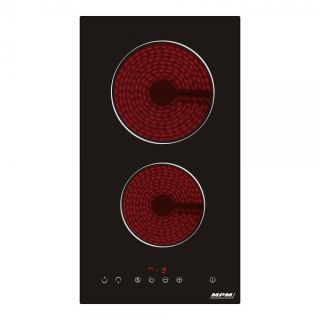 MPM MPM-30-VCB-22 3 kW, 2 zóna Fekete beépíthető kerámia főzőlap