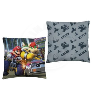 Super Mario - Race, 40 x 40 cm, Poliészter, Párna