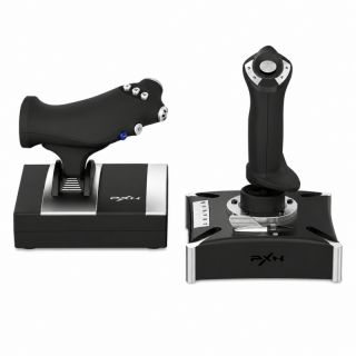 PXN 2119 Pro, PlayStation 4, PC, Xbox One, Xbox Series, 4 vezérlőtengely + 8 állású HAT kapcsoló, USB, Fekete, Joystick szett
