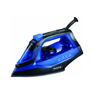 Rosberg R51050G, 2200 W, 160 ml, Öntisztító, Kerámia bevonat, Kék-Fekete, Gőzölős vasaló