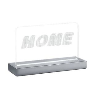 TRIO Home 7W 12cm átlátszó/króm asztali lámpa
