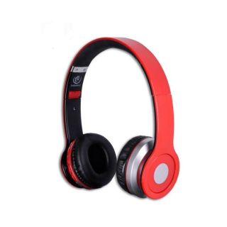 Rebeltec CRISTAL Bluetooth/3.5mm piros vezeték nélküli mikrofonos fejhallgató(Értékcsökkent)
