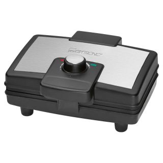 Clatronic WA 3606 800W Tapadásmentes Fekete-Ezüst gofrisütő