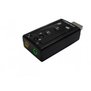 Elmak SAVIO AK-01 USB 7.1 16bit sound, Plug & Play, blister hangkártya