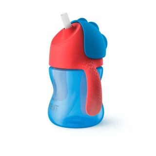 Philips Avent Bendy SCF796/01 200ml 9h+ piros-kék szívószálas itatópohár 
