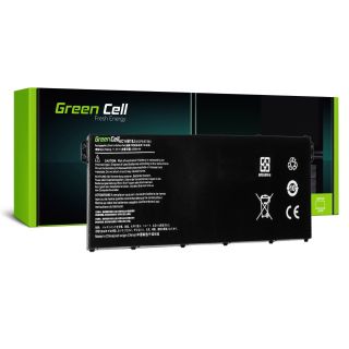 Green Cell AC52 AC14B8K AC14B18J Acer Aspire E 11 ES1-111M ES1-131 E 15 E fekete Akkumulátor