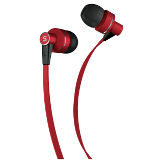 Sencor SEP 300 mikrofonos piros fülhallgató