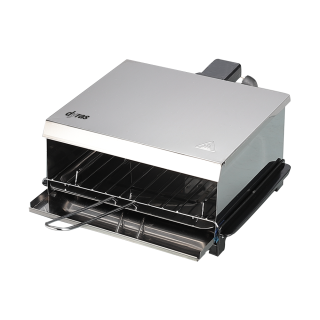Dyras SM-106S, 800 W, 2 Szeletes, Retro, Grill, Inox, Szendvicssütő