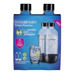 SodaStream Tritan Jet Duo Pack, 2 x 1 l, Műanyag, Szódavíz készítő palack