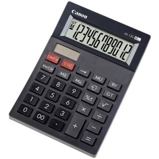 CANON "AS-120" 12 számjegyes környezetbarát asztali számológép