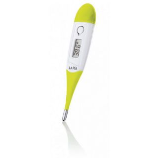 Laica TH3302E Baby line IP22, 32,0 °C - 42,9 °C, LCD fehér-zöld flexibilis digitális lázmérő 