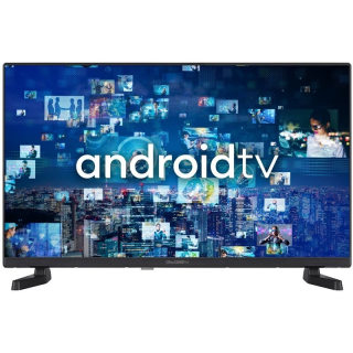 GoGEN TVH32A330, 32" (80 cm), 1366 x 768, 60 Hz, 26 W, HD Ready, BT, WiFi, Smart, Android, (E), Fekete LCD televízió