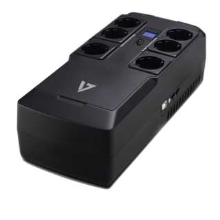 V7 UPS1DT750-1E szünetmentes tápegység (UPS) 0,75 kVA 450 W 6 AC kimenet(ek)
