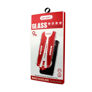 Ven-Dens MagicGlass Box, Apple Iphone 15 Pro, 0,33 mm, 9H, Edzett üveg, Kijelzővédő fólia