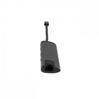 Verbatim 49141 4 port, USB 3.0, USB-C, HDMI szürke USB Hub és és ethernet átalakító
