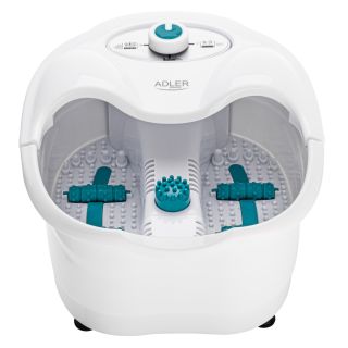 Adler AD 2167 W, 80 W, 4 görgő, 3 tartozék, Infravörös melegítés, Fehér-Szürke, Lábmasszírozó